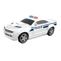 Carro Policial Bate e Volta ZB654 - Art Brink