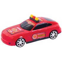 Carro Policial Brinquedo 16 Cm Rodas Livres - Bs Toys