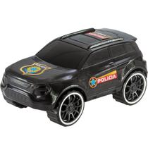 Carro Policial Brinquedo 17cm Rodas Livres 244 - Bs Toys