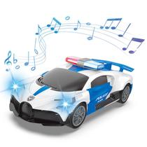 Carro Policial Carrinho Brinquedo com Som Luz e Movimento