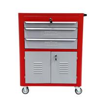 Carro porta ferramentas fechado com 3 gavetas vermelho Ref 06 FERCAR Carro porta ferramentas fechado com 3 gavetas vermelho Ref 06 FERCAR