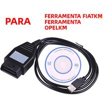 Carro quilometragem ferramenta programador para OPEL, FIAT, KM, OBD2 cabo interface