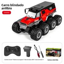 Carro RC Anfíbio JJRC Q203 Com Tração Nas Oito Rodas, Veículo Elétrico Todo-o-Terreno Para Meninos