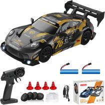 Carro RC Drift KAIMIO 1:24 Scale 4WD 2,4 GHz 30 KM/H com LED 8606
