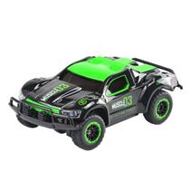 Carro RC Elétrico 1/43 4WD 2.4G - 14km/h - Brinquedo para Crianças (Verde)