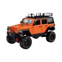 Carro RC Em Escala 1/12 Modelo Jeep 4WD Com Controle Remoto 2.4G E Luzes LED, Brinquedo Off-Road