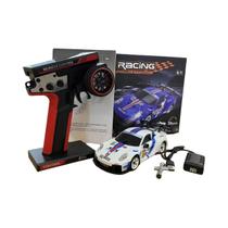 Carro RC Em Escala 1:28 Com Luzes LED 4WD Gyro 30KM/H Controle Remoto Off-Road Brinquedo Para