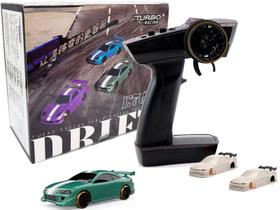 Carro RC FLYCOLOR Turbo Racing C62 em escala 1:76 Scale Drift com giroscópio