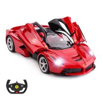 Carro RC RASTAR Ferrari LaFerrari, escala 1/14 para meninos e crianças, vermelho