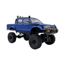 Carro RC WPL C64-1 Escala 1:16 2.4G 4WD Controle Remoto LED Luz Elétrica Caminhonete Off-Road