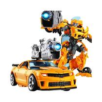 Carro Robô Bumblebee Optimus Prime Em Liga De Plástico, Figura De Ação Da Série De Animes, Presente