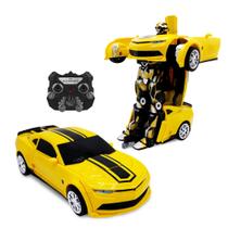 Carro Robô RC Transformável - Controle Remoto para Meninos (8-13 anos)