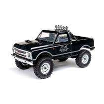 Carro Rock Crawler RC Axial SCX24 1967 Chevrolet C10 1:24 4WD Brushed Preto RTR Carro Rock Crawler RC Axial SCX24 1967 Chevrolet C10 1:24 4WD Brushed Preto RTR