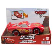 Carro Roda Livre - Relâmpago Mcqueen - Moving Moments - Disney Carros - Mattel