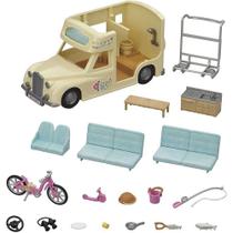 Carro Roda Livre - Sylvanian Families - Camping Van da Família - Epoch Carro Roda Livre - Sylvanian Families - Camping Van da Família - Epoch