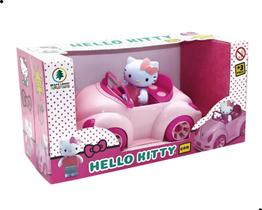 Carro rosa hello kitty e boneca - sanrio