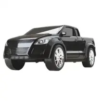 Carro saveiro de brinquedo com roda livre preta de plástico caminhonete picape carrinho grande