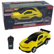 Carro Spark Garagem Sa Rádio Controle Amarelo - Candide QNSD3539