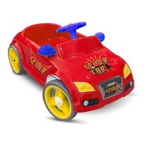 Carro Spider Infantil Vermelho Rodas Eva Homeplay A Pedal Carro Spider Infantil Vermelho Rodas Eva Homeplay A Pedal