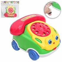 Carro Telefone A Corda Com Som 11,5X10X7,5Cm