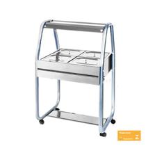 Carro Térmico Self Service Quente de 04 Cubas Cinza 220V ST04C IBET Carro Térmico Self Service Quente de 04 Cubas Cinza 220V ST04C IBET
