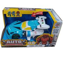 Carro Transforma em Robô Com Som e Luz Azul 2 em 1 Toyng