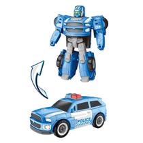 Carro Transformável Megaformers Guardian Polícia Azul - Multikids BR1754