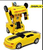 Carro Transformers Amarelo com som e luz - Kbum