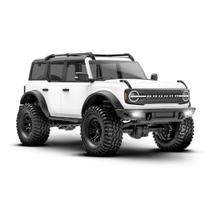 Carro traxxas 1/18 trx-4m rtr 4wd bronco crawle white 97074-1