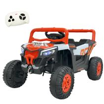 Carro UTV Elétrico Bang Toys Pulse XR7 Laranja 12V com Controle Remoto