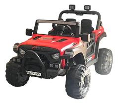Carro Utv Jipe Buggy Elétrico 12V Infantil Som Usb Luzes Controle Vermelho Brinqway Bw241