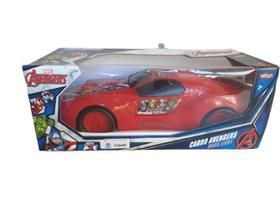 Carro Vermelho Infantil Vingadores Roda Livre Toyng