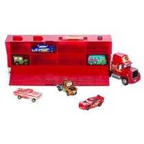 Carros de brinquedo Disney Pixar Lightning McQueen Mack Hauler com 6 carros