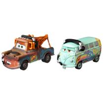 Carros de Brinquedo Disney Pixar - Mater e Fillmore com Fone de Ouvido