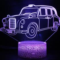 Carros de mudança de cor LED 3D com luz noturna para crianças e crianças R Carros de mudança de cor LED 3D com luz noturna para crianças e crianças R