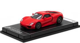 Carros de pôsteres de carros fundidos sob pressão Porsche 918 Spyder em escala 1:64