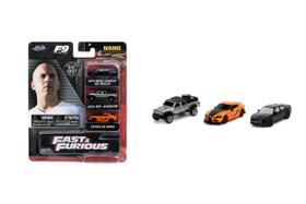 Carros Die-cast Jada Velozes e Furiosos F9 4,2 cm 3 Unidades
