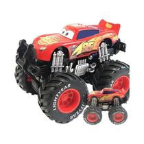 Carros Disney Pixar Relâmpago McQueen - Brinquedo Offroad com Jackson Storm e Mate