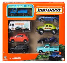 Carros e Caminhões Matchbox Die-Cast - Pacote com 8 Unidades (Escala 1:64)