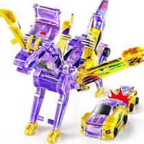Carros magnéticos de brinquedo KIZONLY se transformam em dinossauros para crianças de 4 a 12 anos Carros magnéticos de brinquedo KIZONLY se transformam em dinossauros para crianças de 4 a 12 anos
