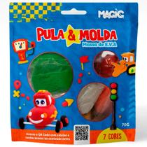 Carros - Massinha de Modelar EVA Pula e Molda 7 Cores Sortidas Carros - Massinha de Modelar EVA Pula e Molda 7 Cores Sortidas
