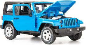 Carros modelo Diecast Toy Cars, Wrangler 1:32 Scale Alloy Pull Back Toy Car com som e luz brinquedo para meninas e meninos Brinquedos infantis (azul)