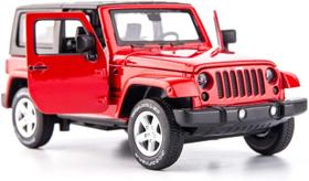 Carros modelo Diecast Toy Cars, Wrangler 1:32 Scale Alloy Pull Back Toy Car com som e luz brinquedo para meninas e meninos Brinquedos infantis (vermelho)