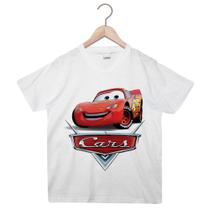 Carros Relampago Mcqueen Camisa Branca - Canik's