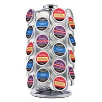Carrossel de armazenamento Keurig Coffee Pod Silver até 36 cápsulas Carrossel de armazenamento Keurig Coffee Pod Silver até 36 cápsulas