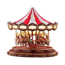 Carrossel Encantado De Natal com música e Luzes Decorativo - Generic