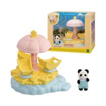 Carrossel Estrela Para Bebê Sylvanian Families Epoch Crianças Divertido Carrossel Estrela Para Bebê Sylvanian Families Epoch Crianças Divertido