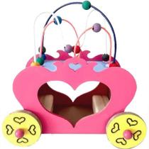 Carruagem da Princesa com Aramado e Acessórios - Colorido - BEM51 - Bem Infantil