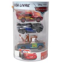 Cars 3 - Roda Livre Combo - Kit Com 3 Carros - Toyng