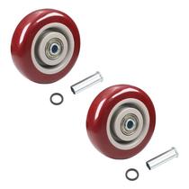 Cart Wheel Juvielich PU Caster Wheels de 4 polegadas com capacidade de 308 libras
